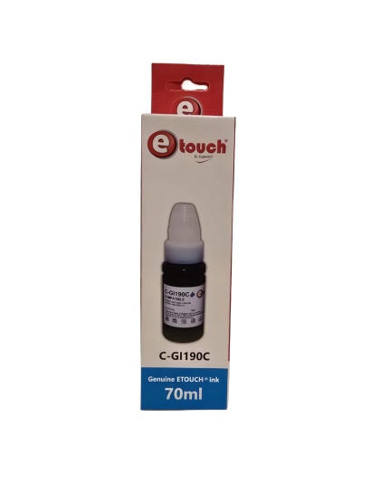 Tinta e-touch G-GI190C Cyan (70ml) | Especial para Canon PIXMA Serie G