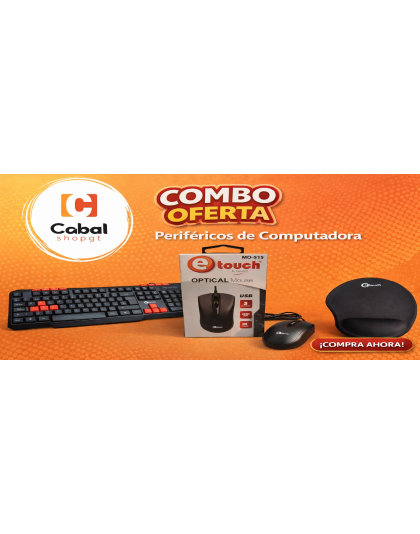 Combo Productividad Pro | Teclado, Mouse y Mousepad